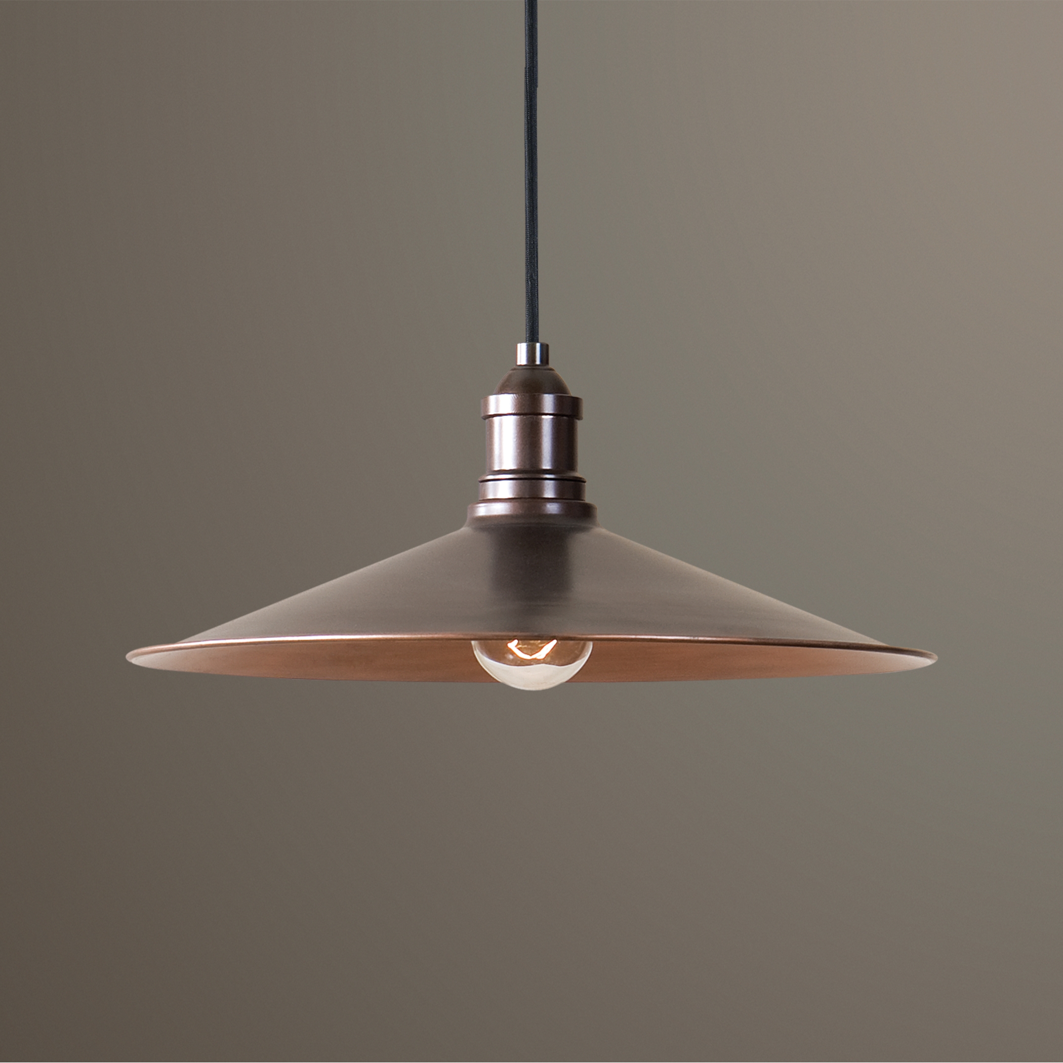 Barnstead 1 Light Copper Pendant - Image 1