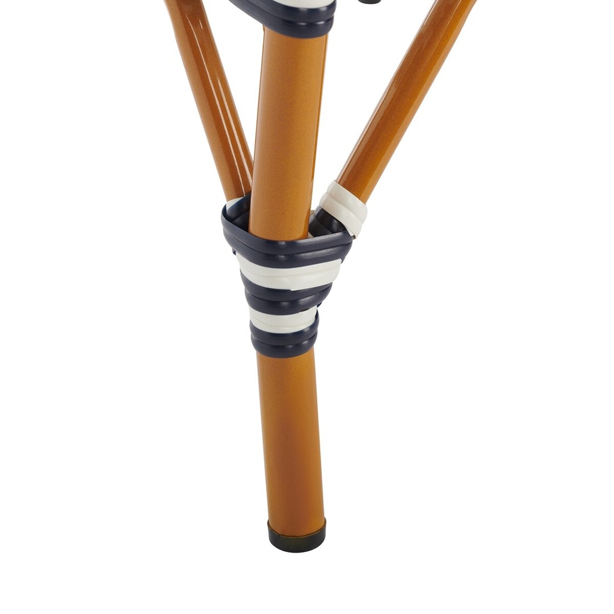 California Bar stool W Arms - Navy/White - Safavieh - Image 3