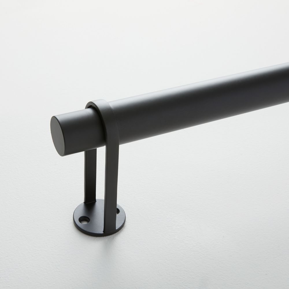 Simple Metal Rod, Dark Bronze, 60"-108" - Image 0