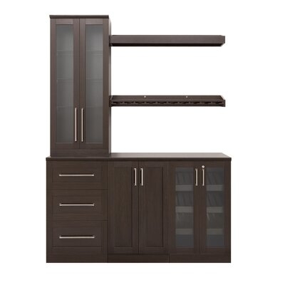 Home 7 Piece Set Shaker Style - 21" Bar Cabinet - Image 0