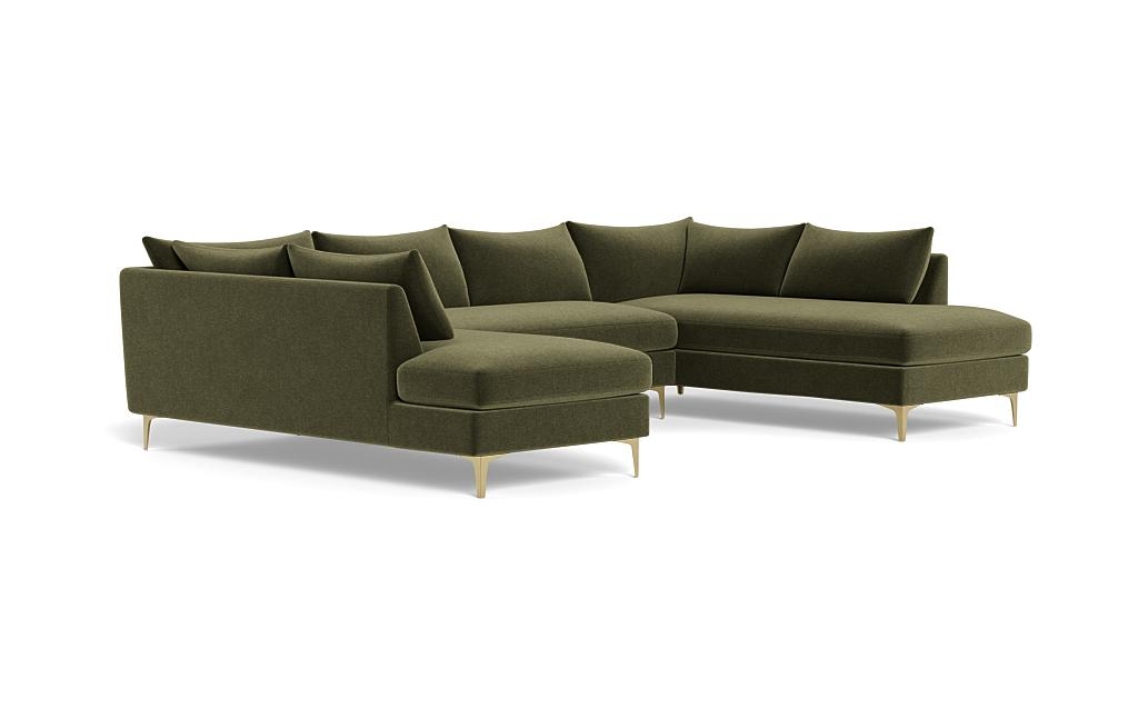 Sloan 3-Piece U-Bumper Sectional - Image 1