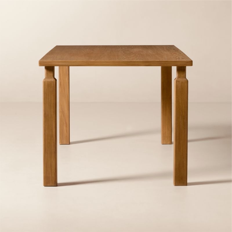 Daybreak 72" Rectangular Light Ash Wood Dining Table - Image 2