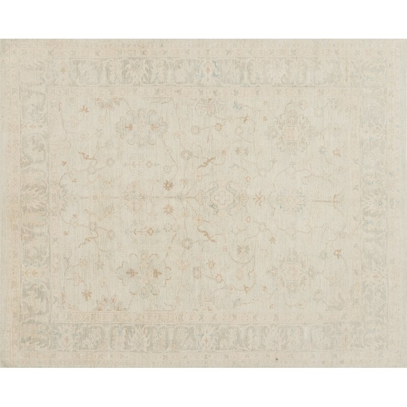 Loloi Rugs Kingsley Oriental Hand-Knotted Wool Beige Area Rug - Image 0