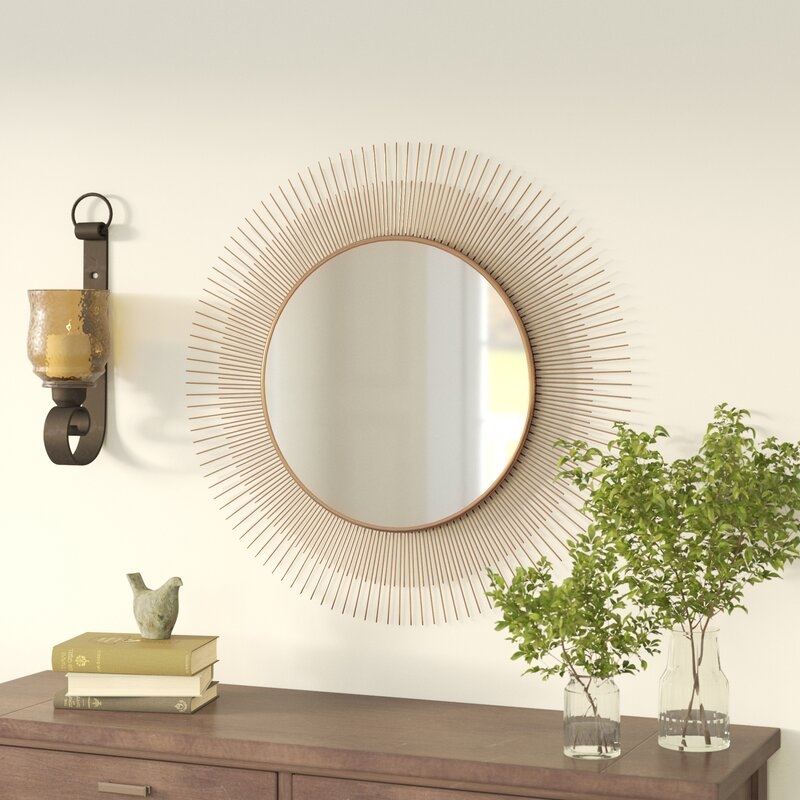 Pressler Sunburst Accent Mirror, Gold - Image 2