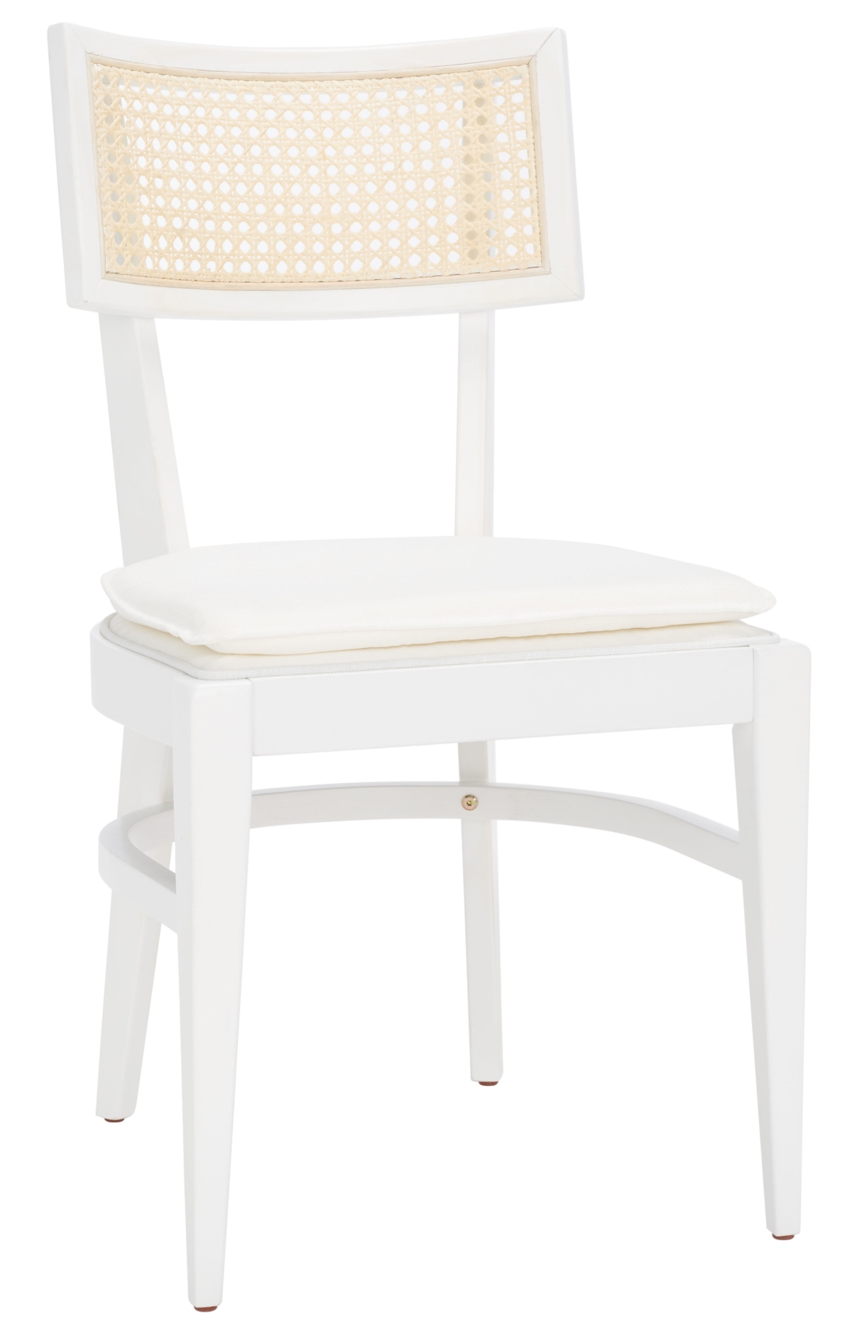 Galway Cane Dining Chair - White / Natural - Safavieh - Image 3