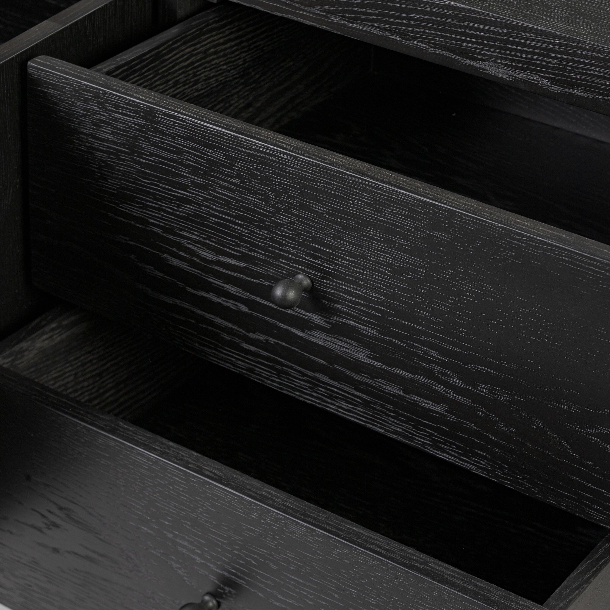 Roark Media Console - Ebony Oak Veneer - Image 13