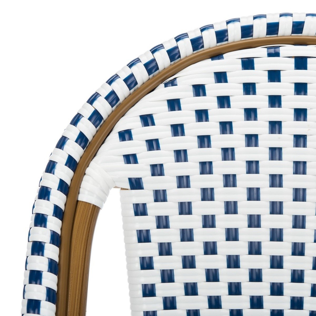 Salcha Outdoor Dining Chair, Blue & White, Set of 2 - Image 7