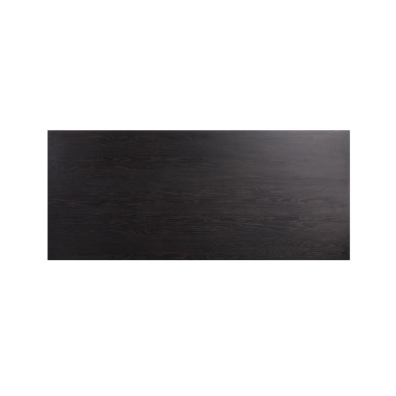 Van Charcoal Brown Wood Dining Table by Leanne Ford - Image 3