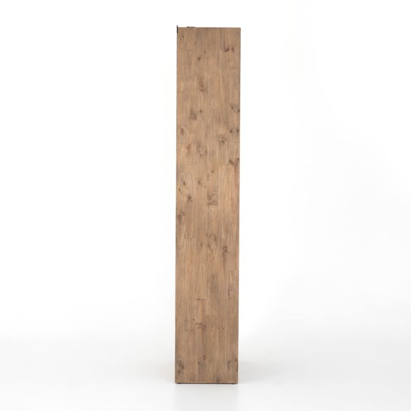 Natasha Solid Pine Wood Bookcase with Shelves - Image 5