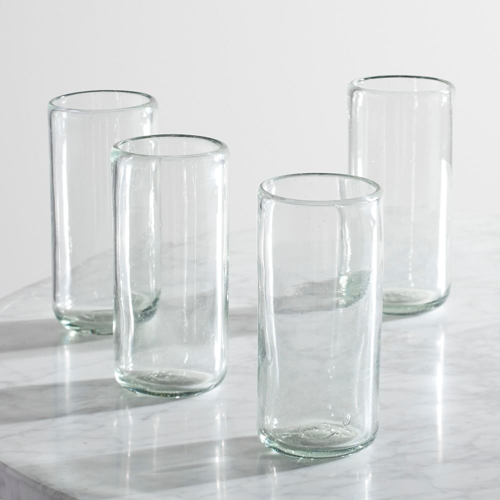Recycled Glassware Highball, Set Of 4 - Image 0