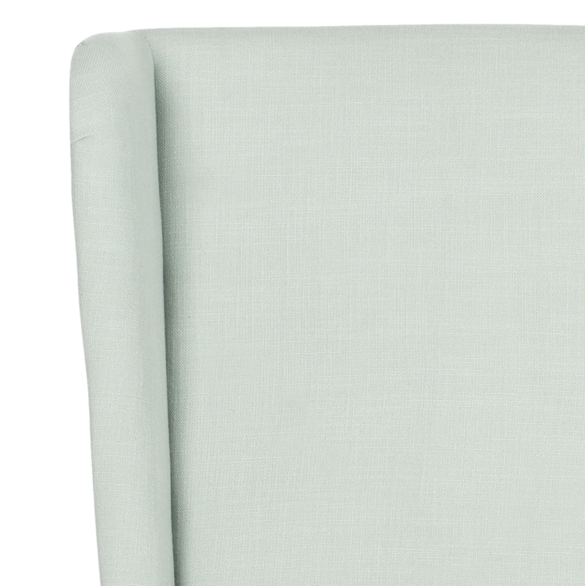 Becall 20''H Linen Dining Chair - Seafoam Green/Cherry Mahogany - Safavieh - Image 3