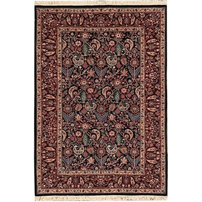 Hand Knotted Wool Navy/Black Rug - Image 0