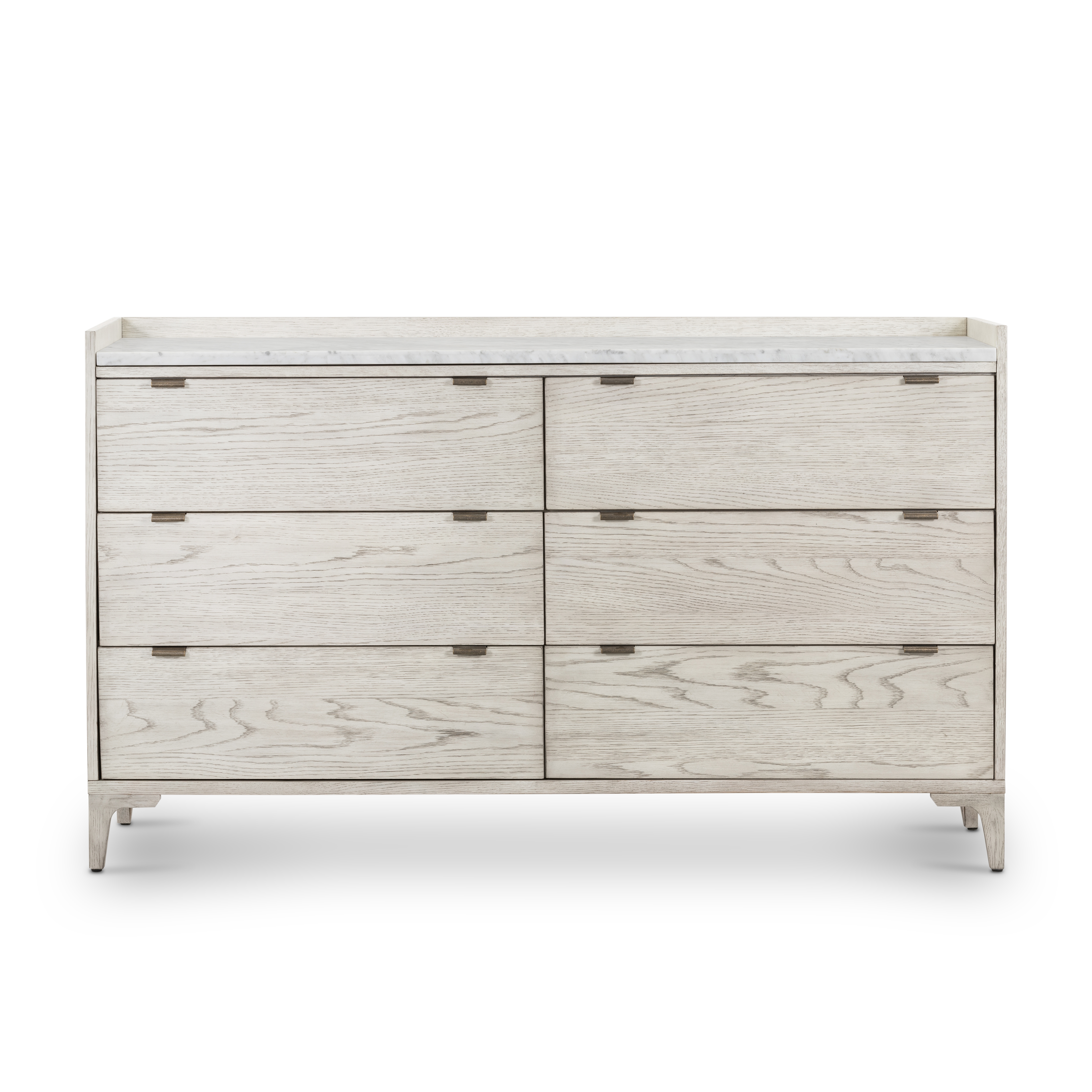 Viggo 6 Drawer Dresser-Vintage White Oak - Image 3