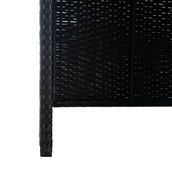 Indoor-Outdoor Klena 9 Pc Dining Set - Black/Beige - Safavieh - Image 3