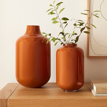 Mari Vase, Rust, Small - Image 2