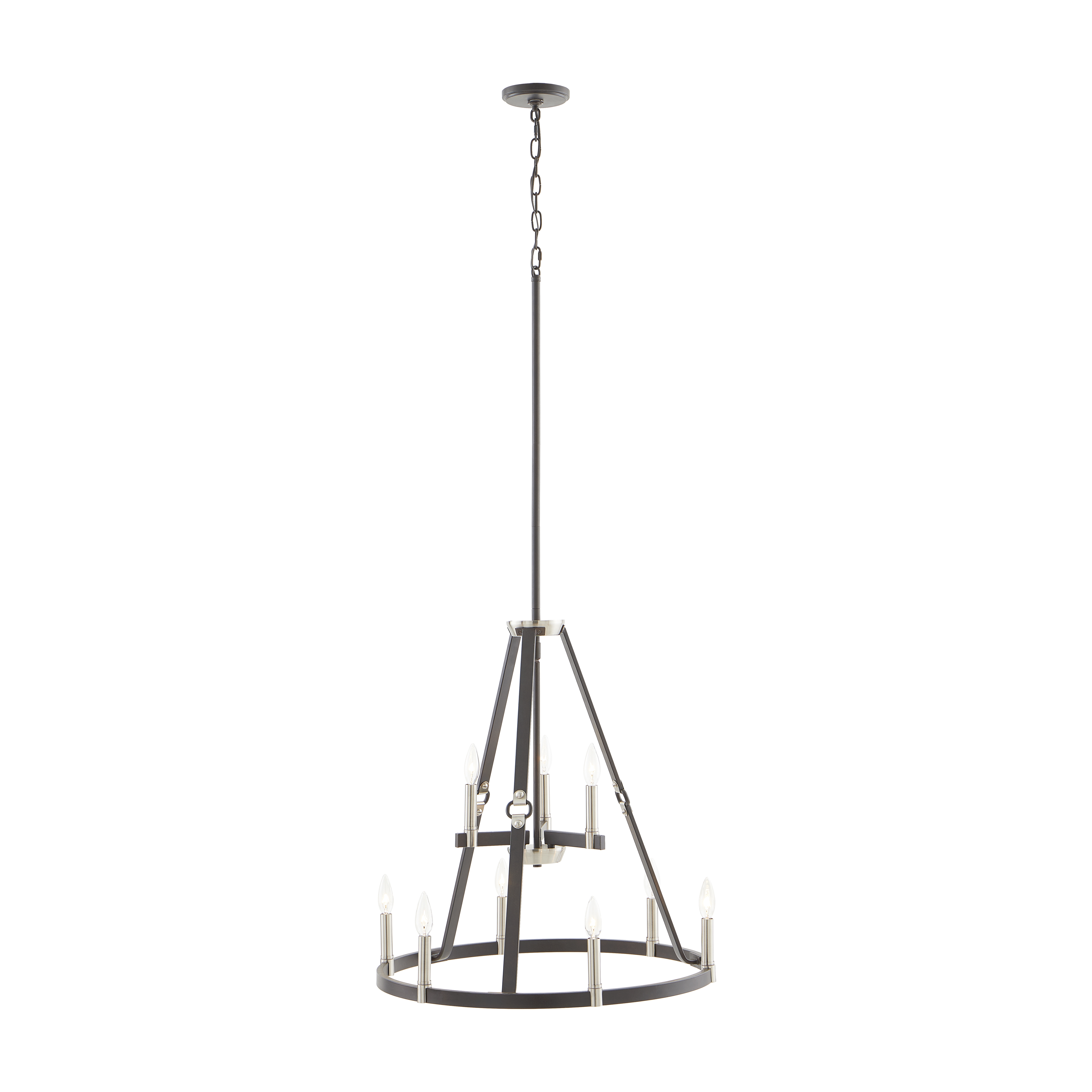 Armstrong Grove 25'' Wide 9-Light Chandelier - Espresso - Image 0
