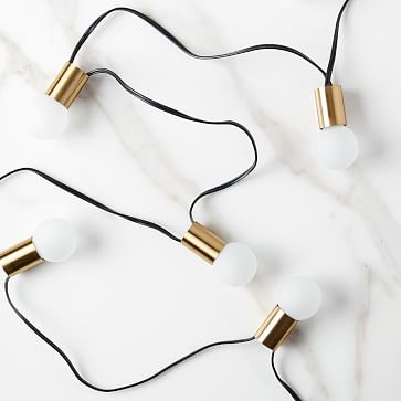 Simple String Lights, Brass - Image 2
