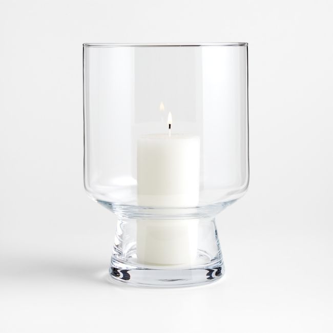 Laila Glass Hurricane Candle Holder 11" - Image 0
