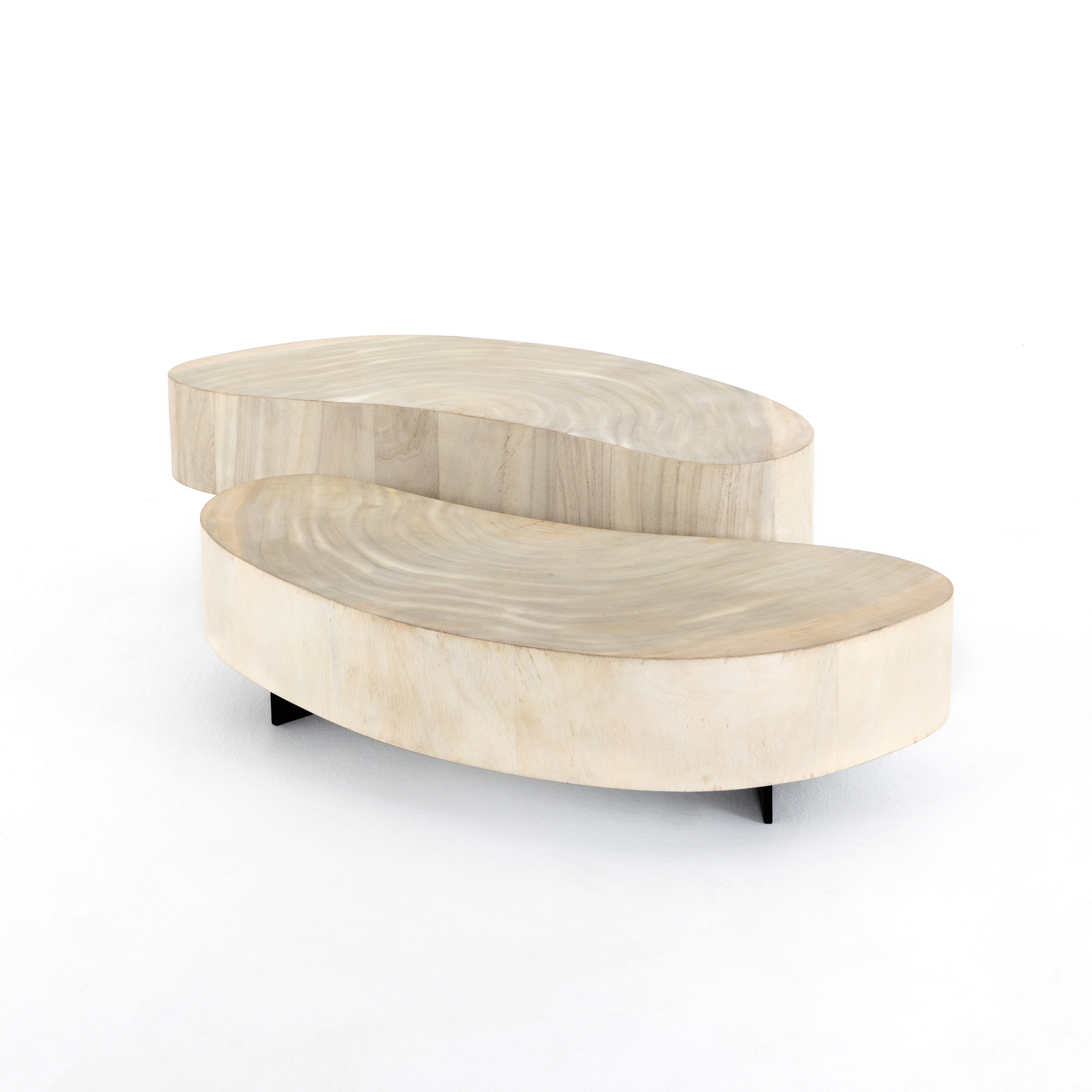 Avett Coffee Table-Bleached Guanacaste - Image 0