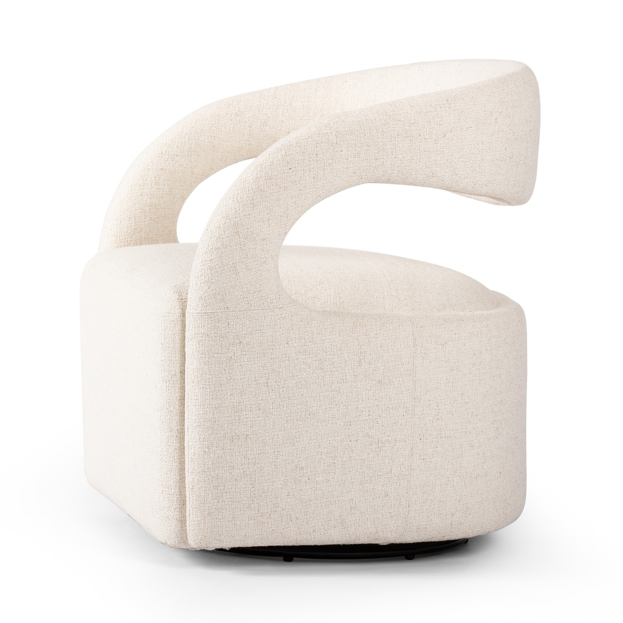 Hawkins Swivel Chair - Omari Natural - Image 1