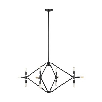 Ainsworth 12 - Light Sputnik Modern Linear Chandelier - Image 0