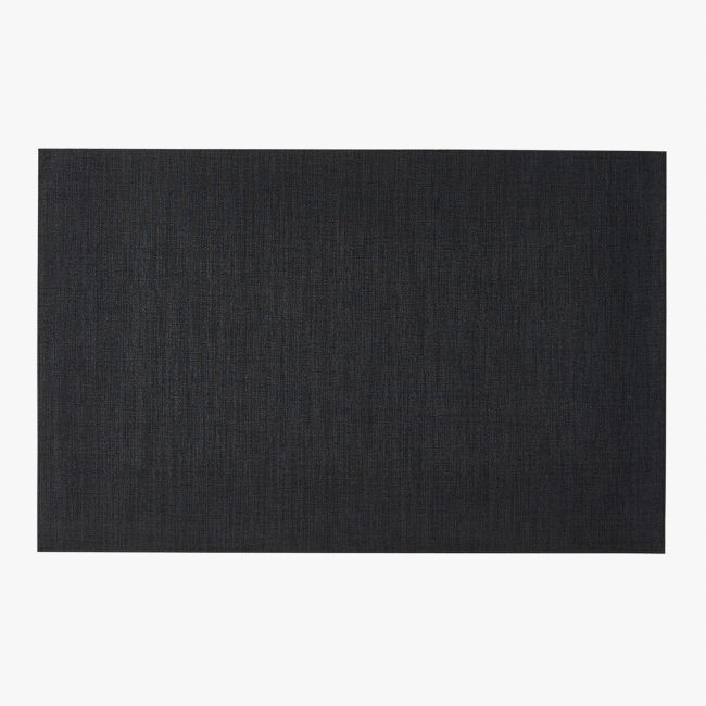 Chilewich® Black Boucle Utility Mat 3.8'x6' - Image 0