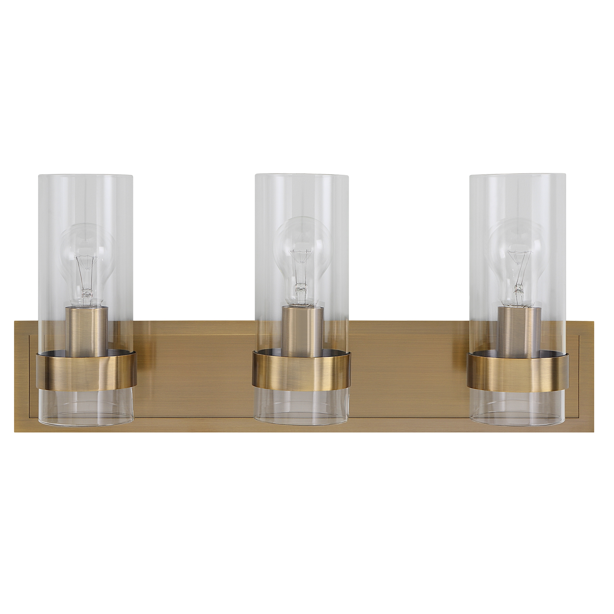 Cardiff Antique Brass 3 Light Vanity - Image 8