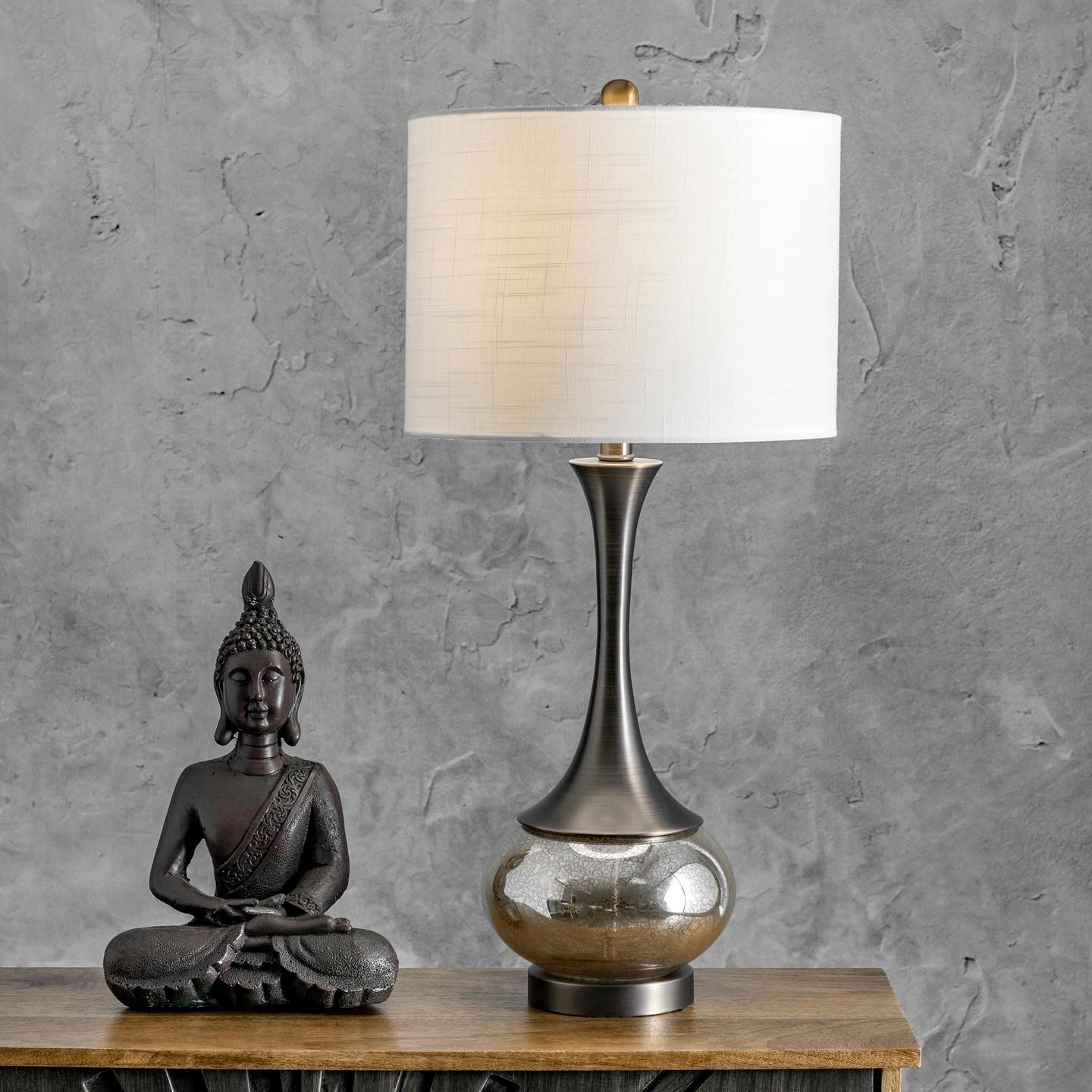 Havana 29" Glass Table Lamp - Image 1