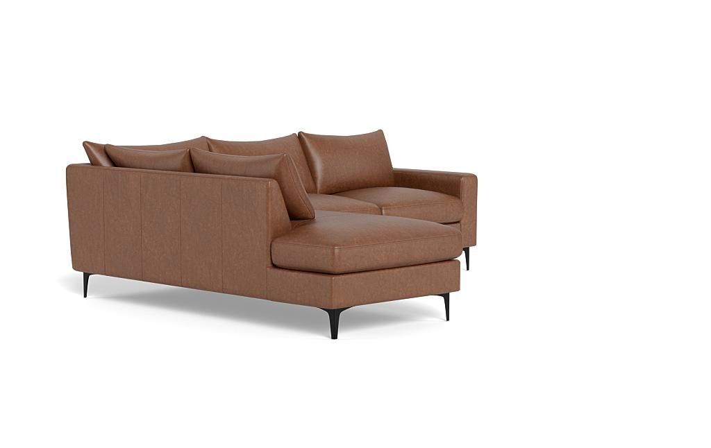Sloan Leather 3-Seat Left Bumper Sectional - Image 1