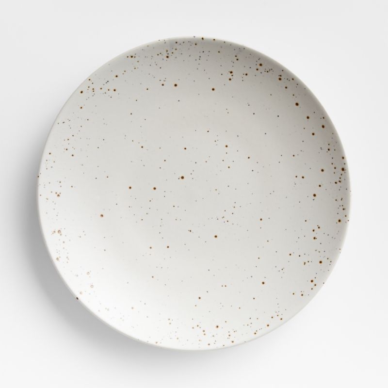 Craft Speckled White Coupe Dinner Plates, Set of 8 - Image 2