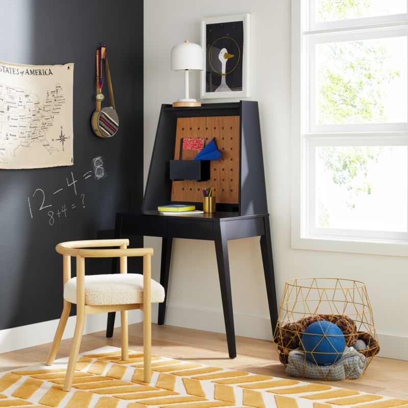 White Horse Wood Kids Desk Chair 25.5" by Leanne Ford - Image 2
