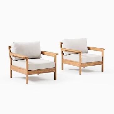 Playa Outdoor Lounge Chairs, Set of 2 - Image 0