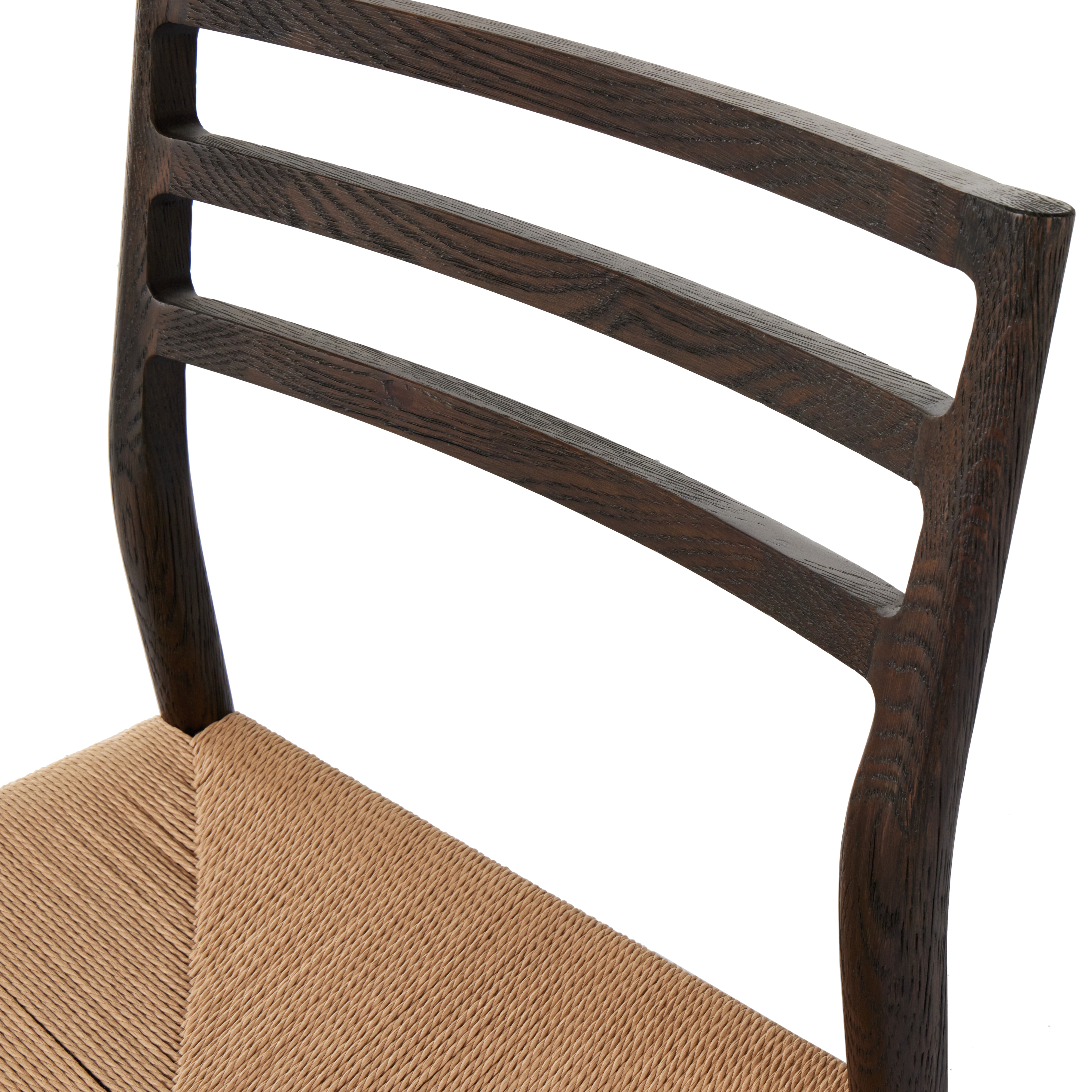 Glenmore Woven Dining Chair-Light Carbon - Image 10