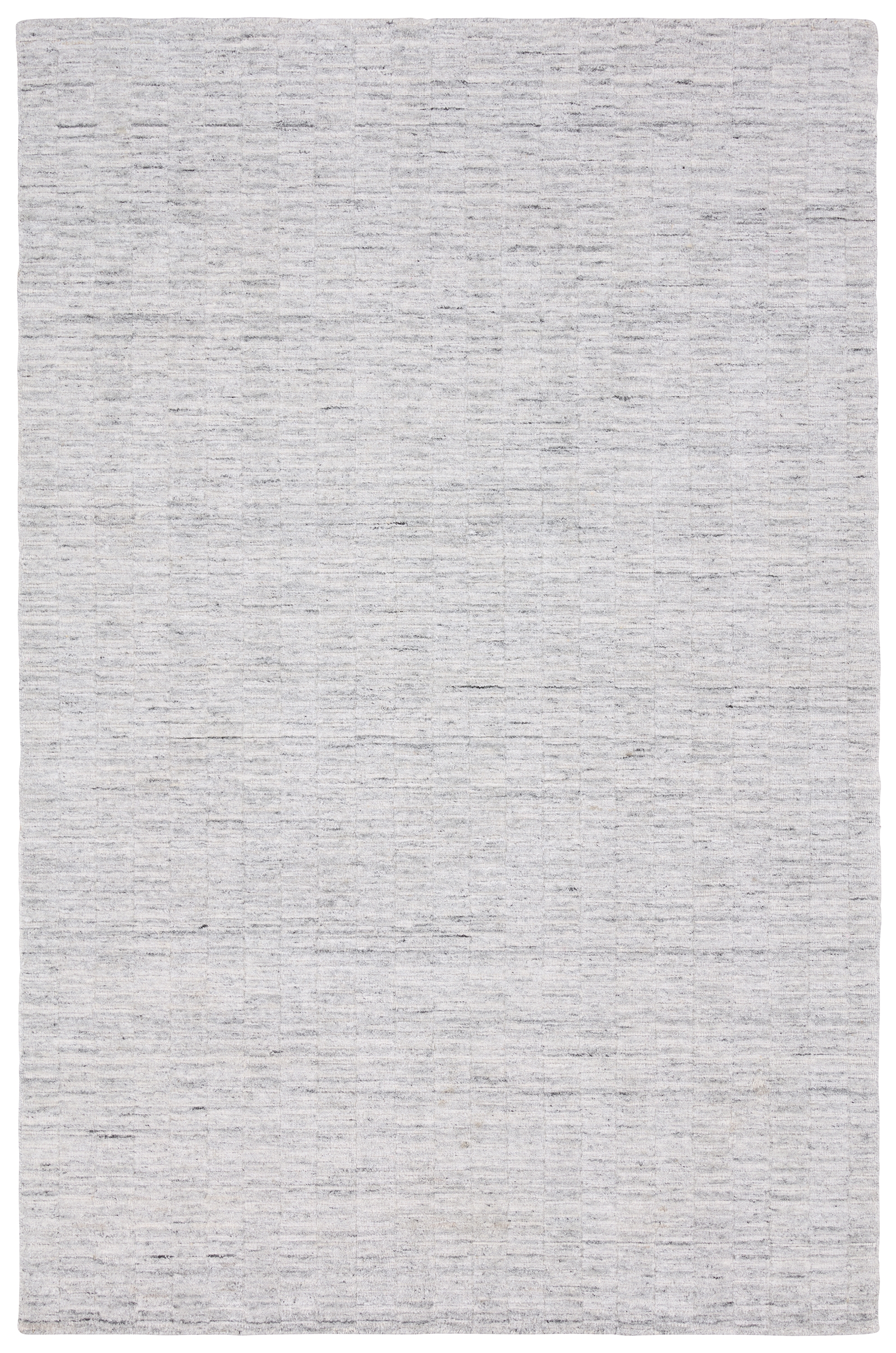 Aaren ROA02 Handmade Solid Gray Area Rug (6'x9') - Image 0