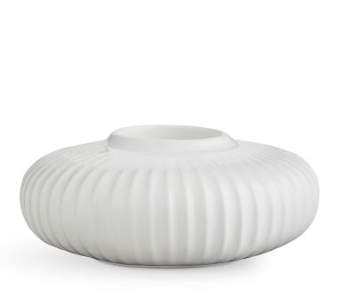 Kahler Hammershoi White Porcelain Tealight Holder, 5.1", Set of 3 - Image 5