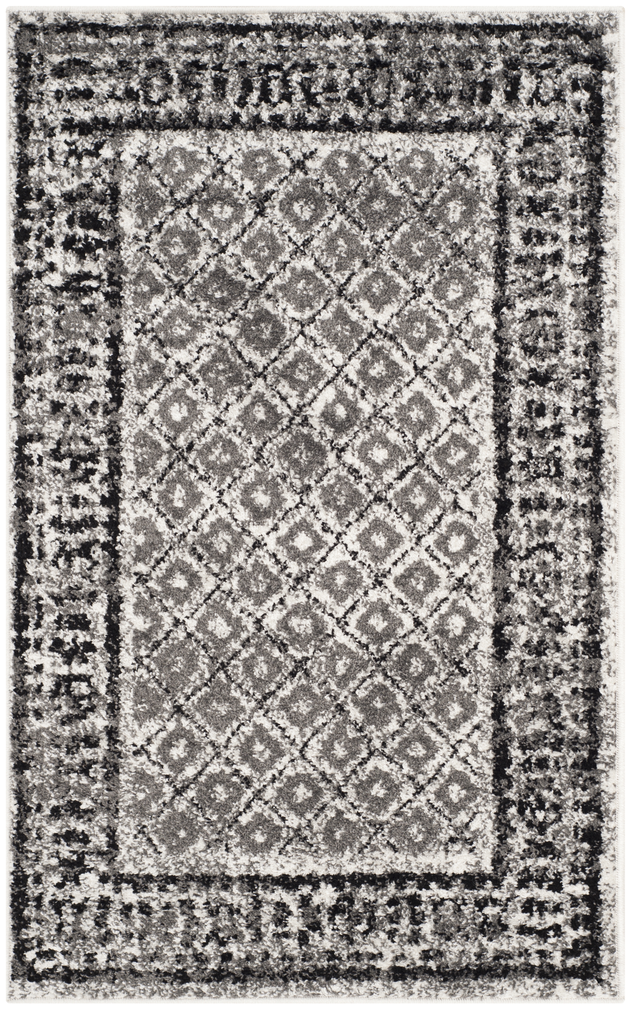 Arlo Home Woven Area Rug, ADR110B, Ivory/Silver,  2' 6" X 4' - Image 0