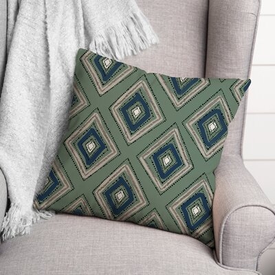 Diamond Outdoor Square Pillow Cover & Insert - Image 0