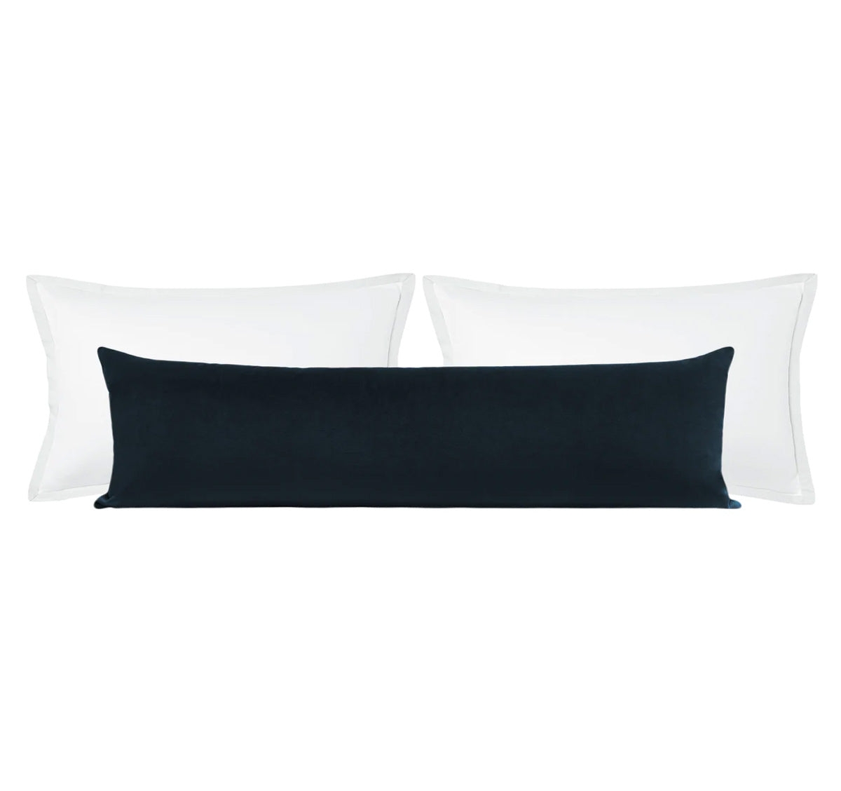 THE XL LUMBAR :: SOCIETY VELVET // NAVY BLUE - 14" X 48" - Image 0