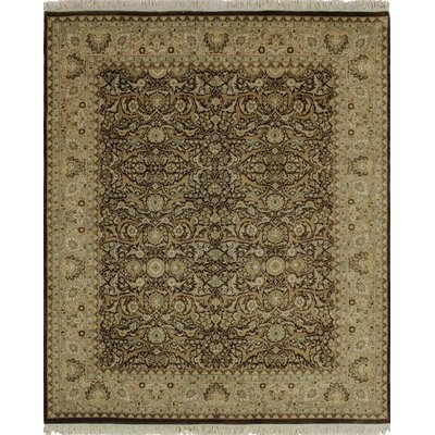 One-of-a-Kind Mickey Hand-Knotted Brown 8'3" x 9'8" Wool Area Rug - Image 0