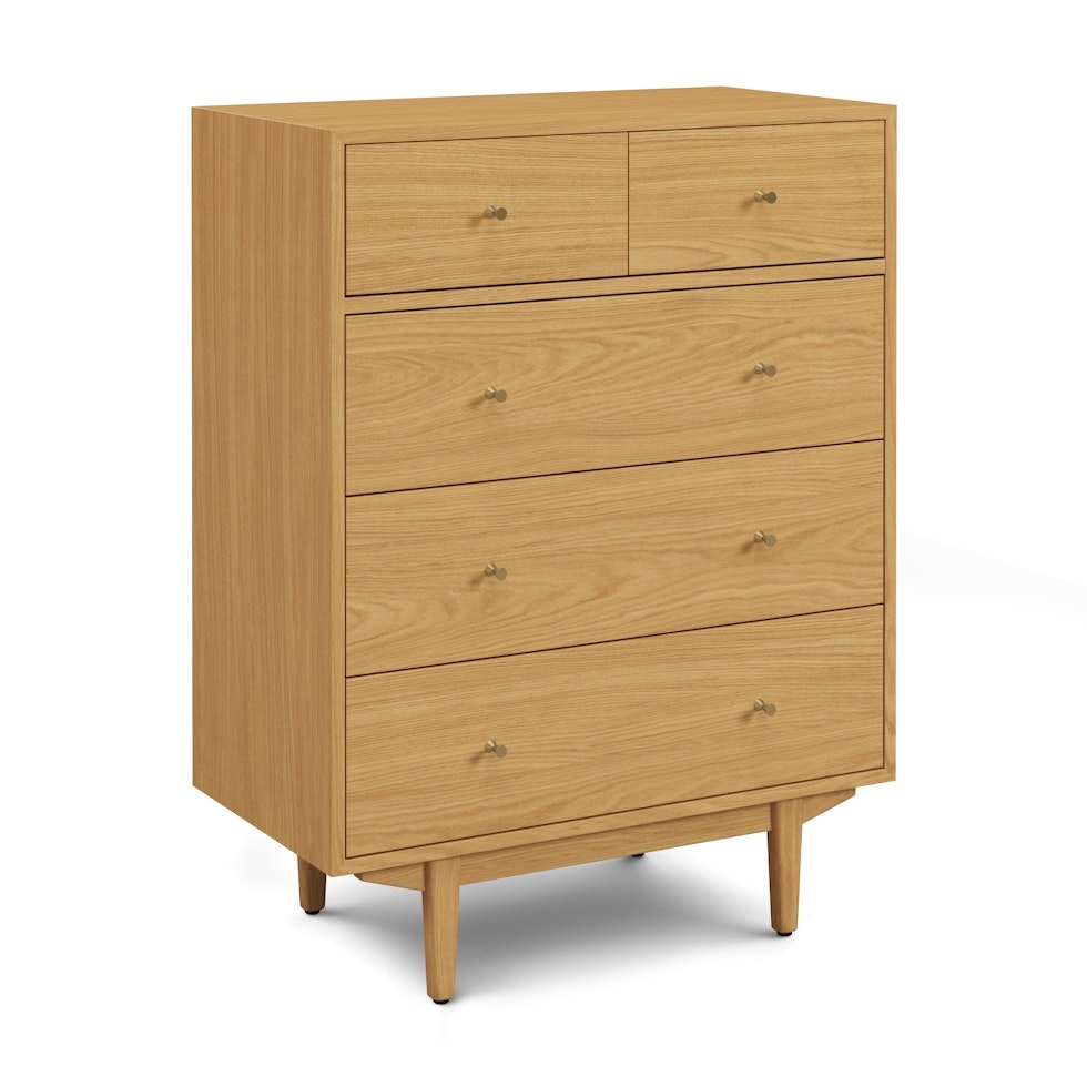Cooper 5-Drawer Chest - Natural Oak - Image 0