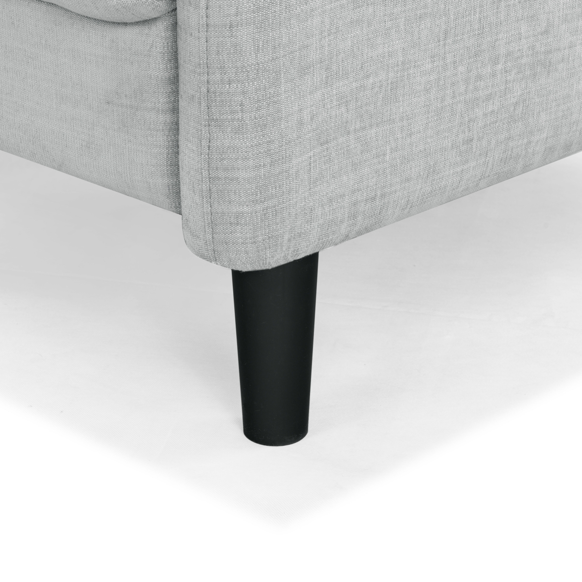 Edalynn Modern Accent Chair - Light Grey - Image 6