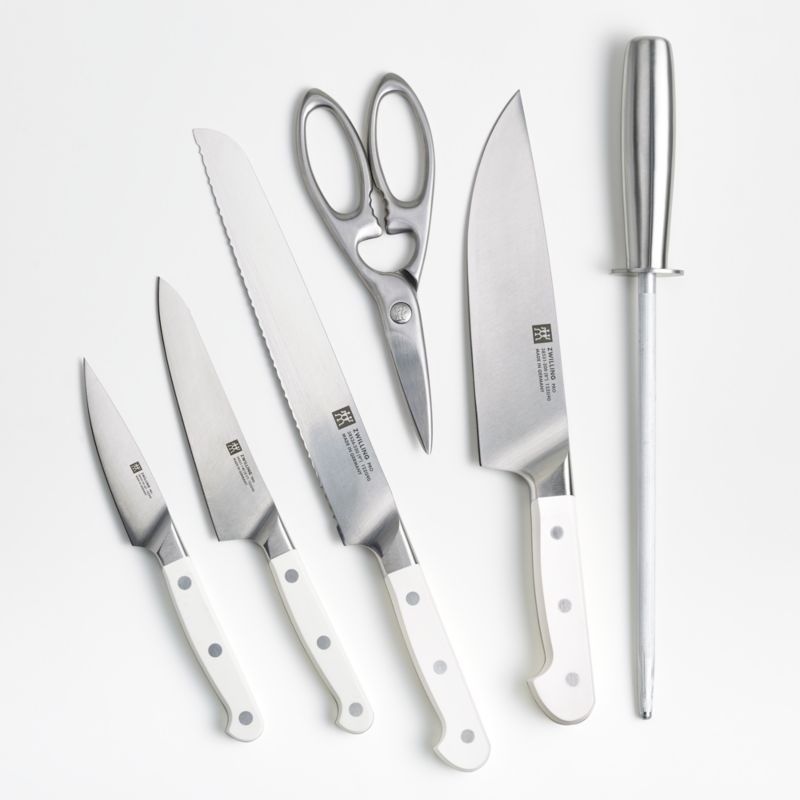 ZWILLING ® Pro Le Blanc 7-Piece Acacia Knife Block Set - Image 2
