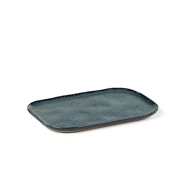 Serax Merci No. 4 Rectangular Plate, Stoneware, Dark Blue, Set of 4 - Image 3