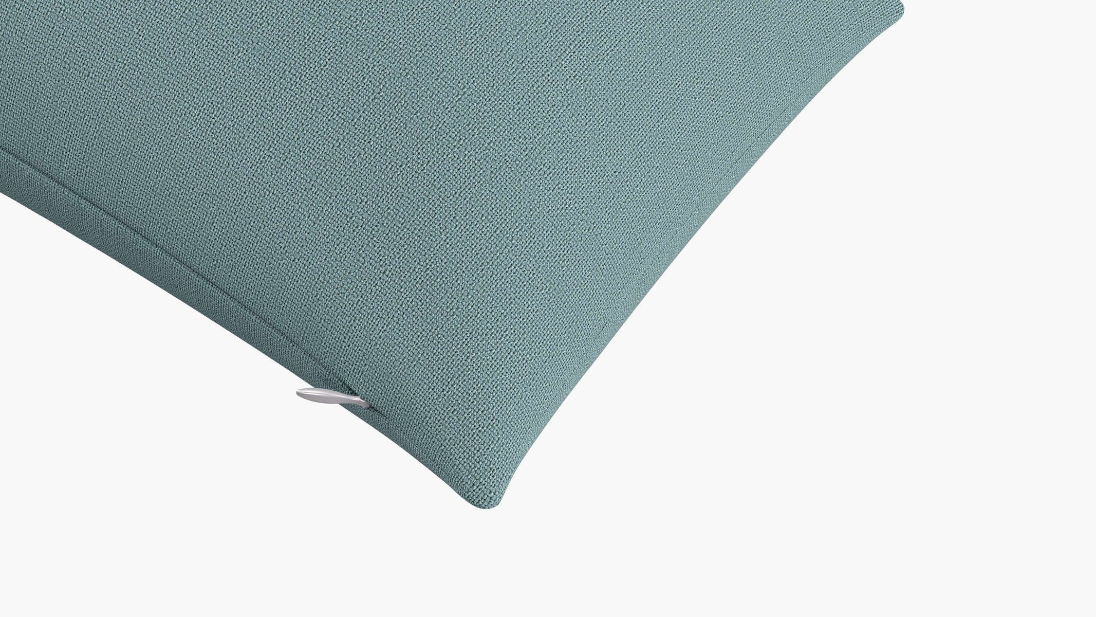 Throw Pillow 14" x 30", Seaglass Everyday Linen, 14" x 30" - Image 1