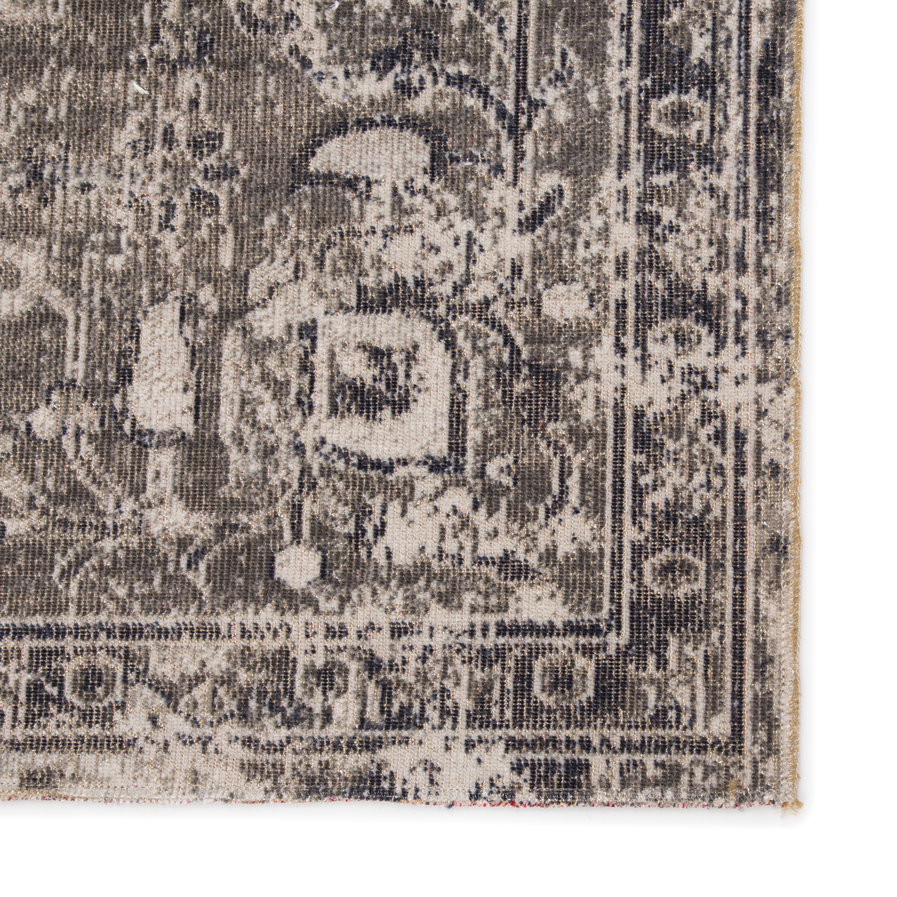 Isolde Indoor/ Outdoor Medallion Gray/ Ivory Area Rug (2'X3') - Image 3