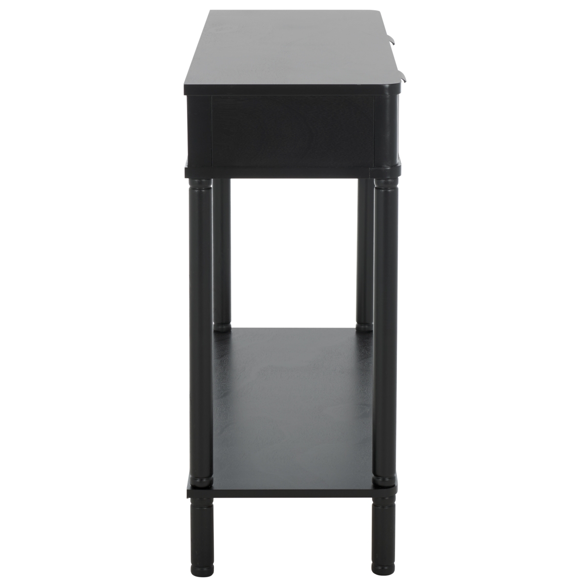 Thurston 2 Drawer Console - Matte Black - Image 6