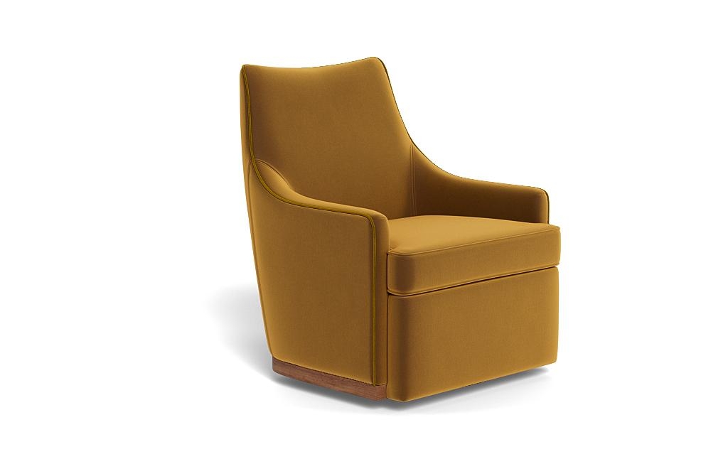 Kingsley Swivel Chair with Contrast Piping - Image 1