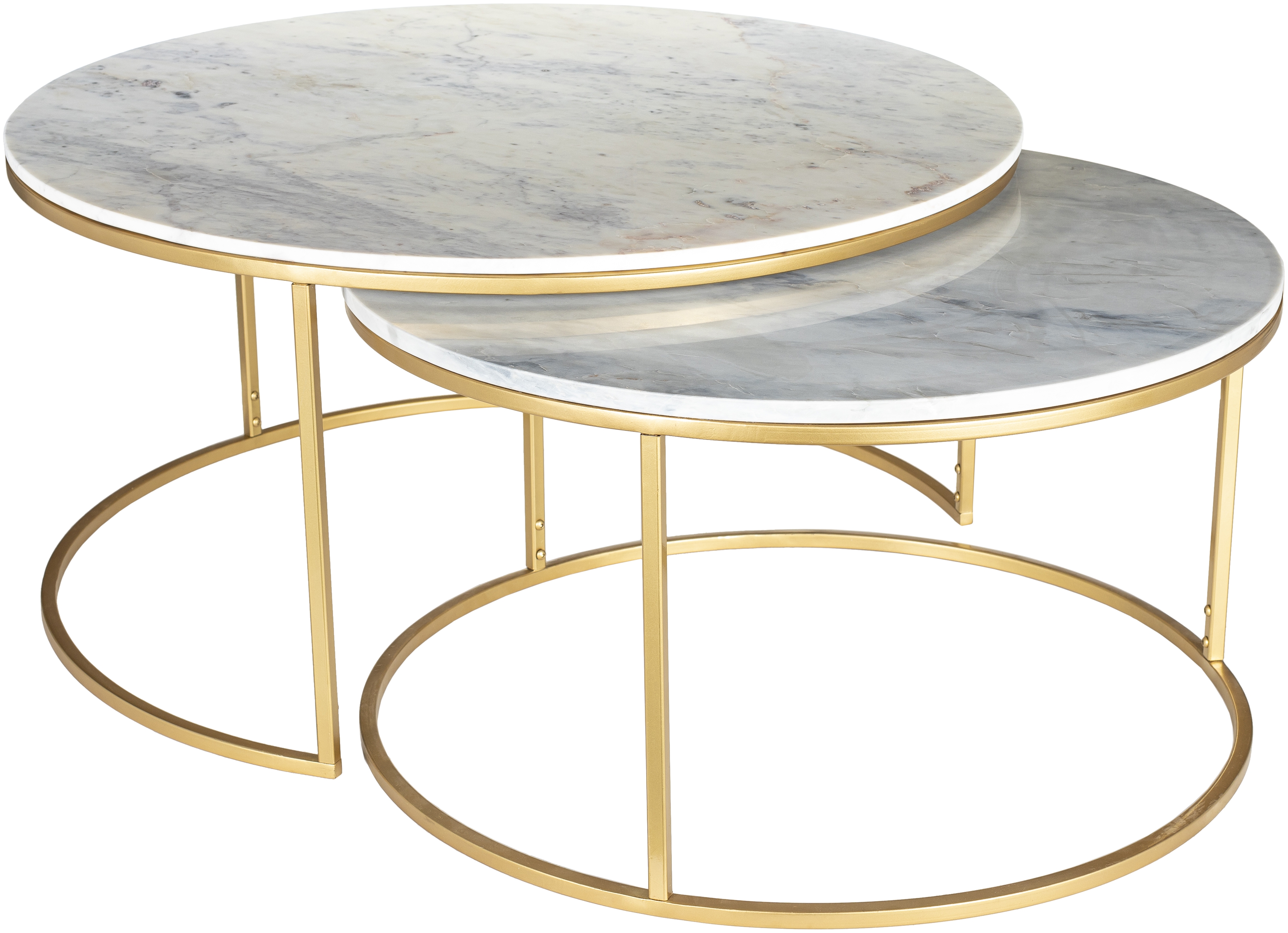 Giverny Marble Nesting Coffee Tables - Image 0