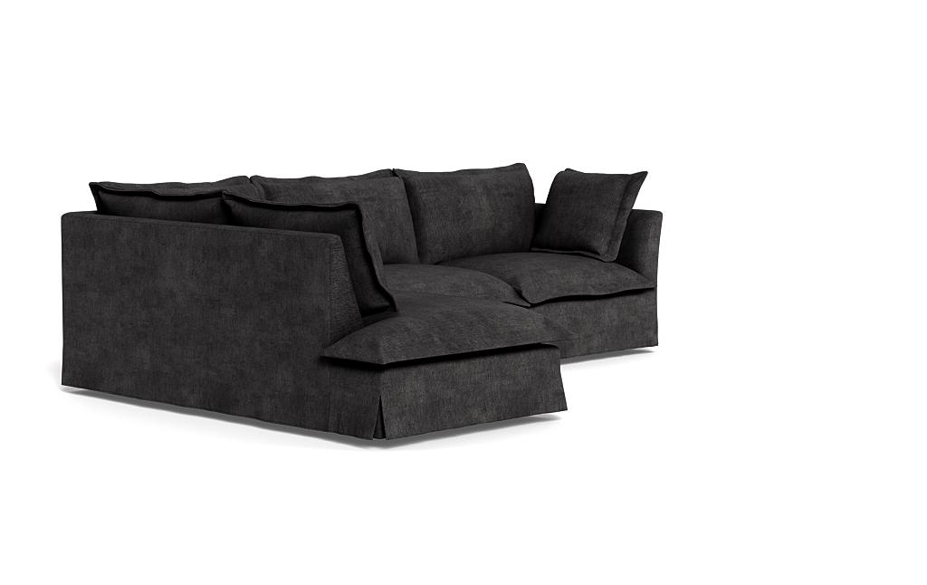 Skylar Slipcovered 3-Seat Left Bumper Sectional - Image 1