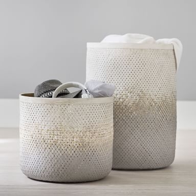 Gray Ombre Woven Catchall, Gray Ombre - Image 2